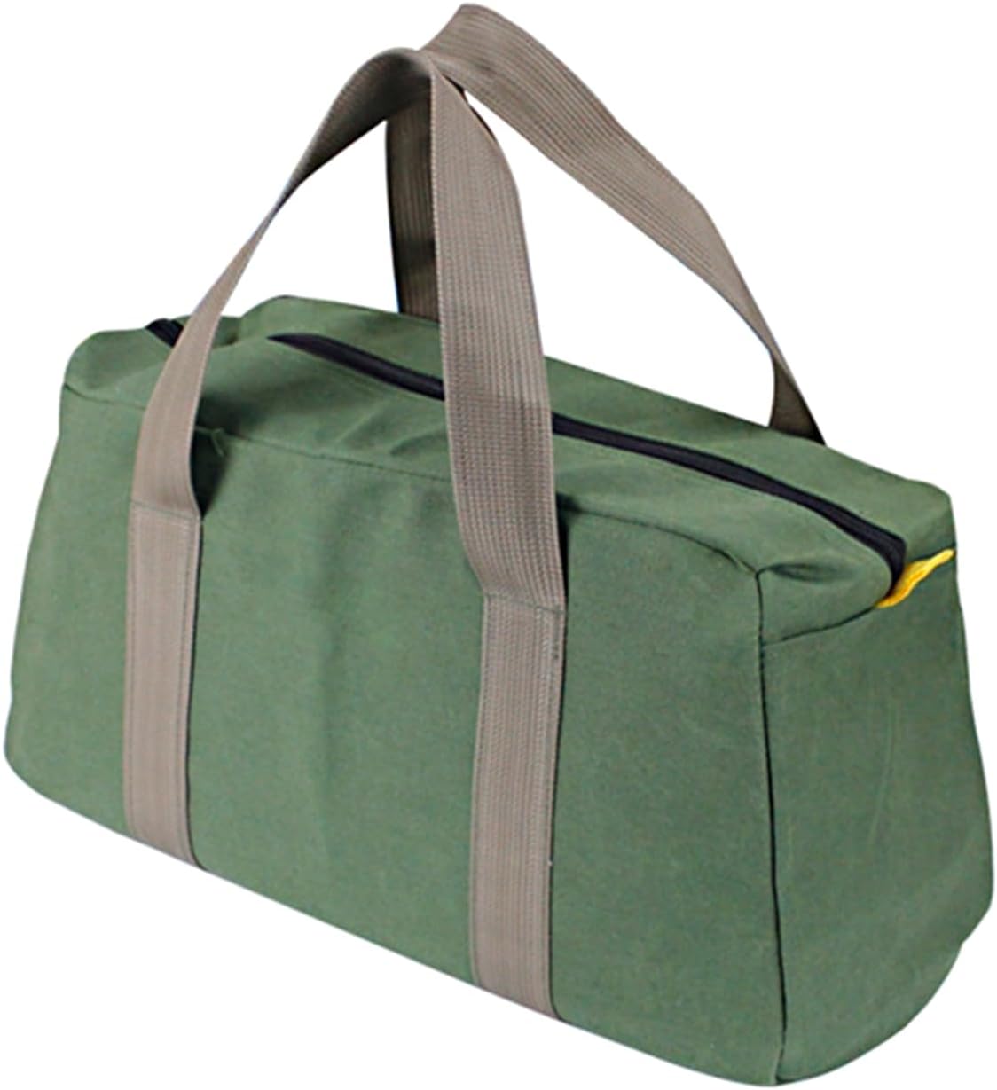 PENGGONG Sac En Toile, Sac à Outils épais 18 Pouces Vert Armée, Tissu Oxford, Grande Capacité, Fond Renforcé, Rangement Portable Pour Les Travailleurs D'entretien Et Les Réparations à