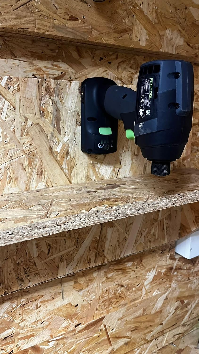StealthMounts Lot De 4 Supports D'outils Pour Festool 18 V | Fabriqué Au Royaume-Uni | Noir