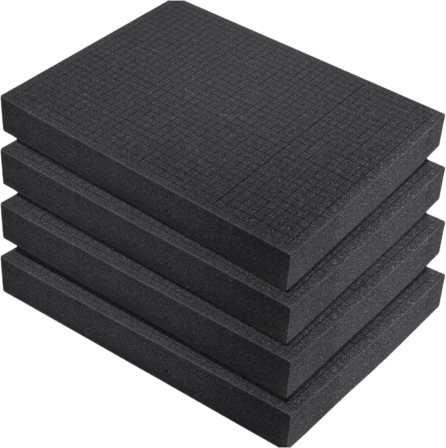 Lot De 4 Plaques De Mousse De Protection 405 X 305 X 50/305 X 305 X 50/405 X 305 X 40/405 X 305 X 25/305 X 305 X 25 Mm