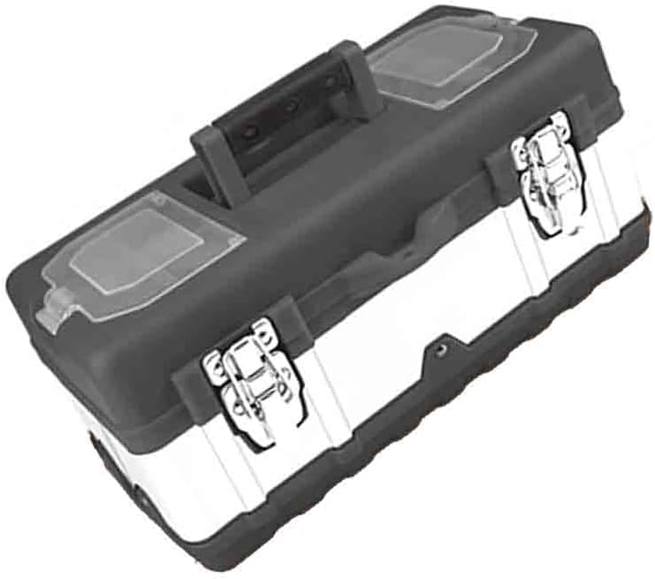  Boîte à Outils En Plastique Portable - Noir - 45 X 24,5 X 20 Cm