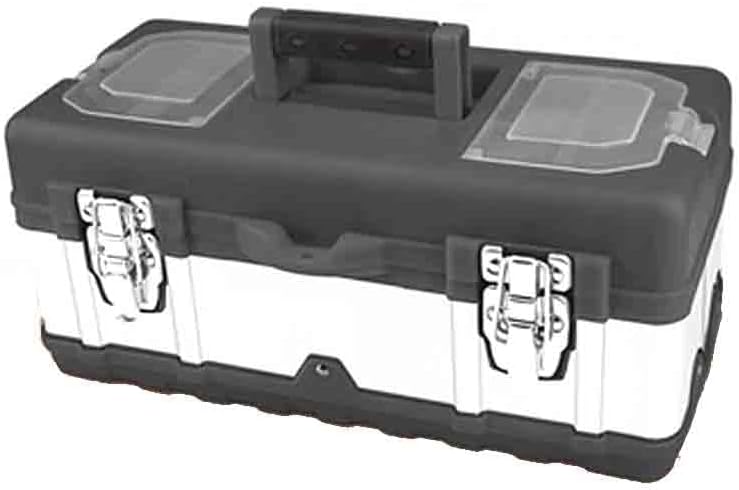  Boîte à Outils En Plastique Portable - Noir - 45 X 24,5 X 20 Cm