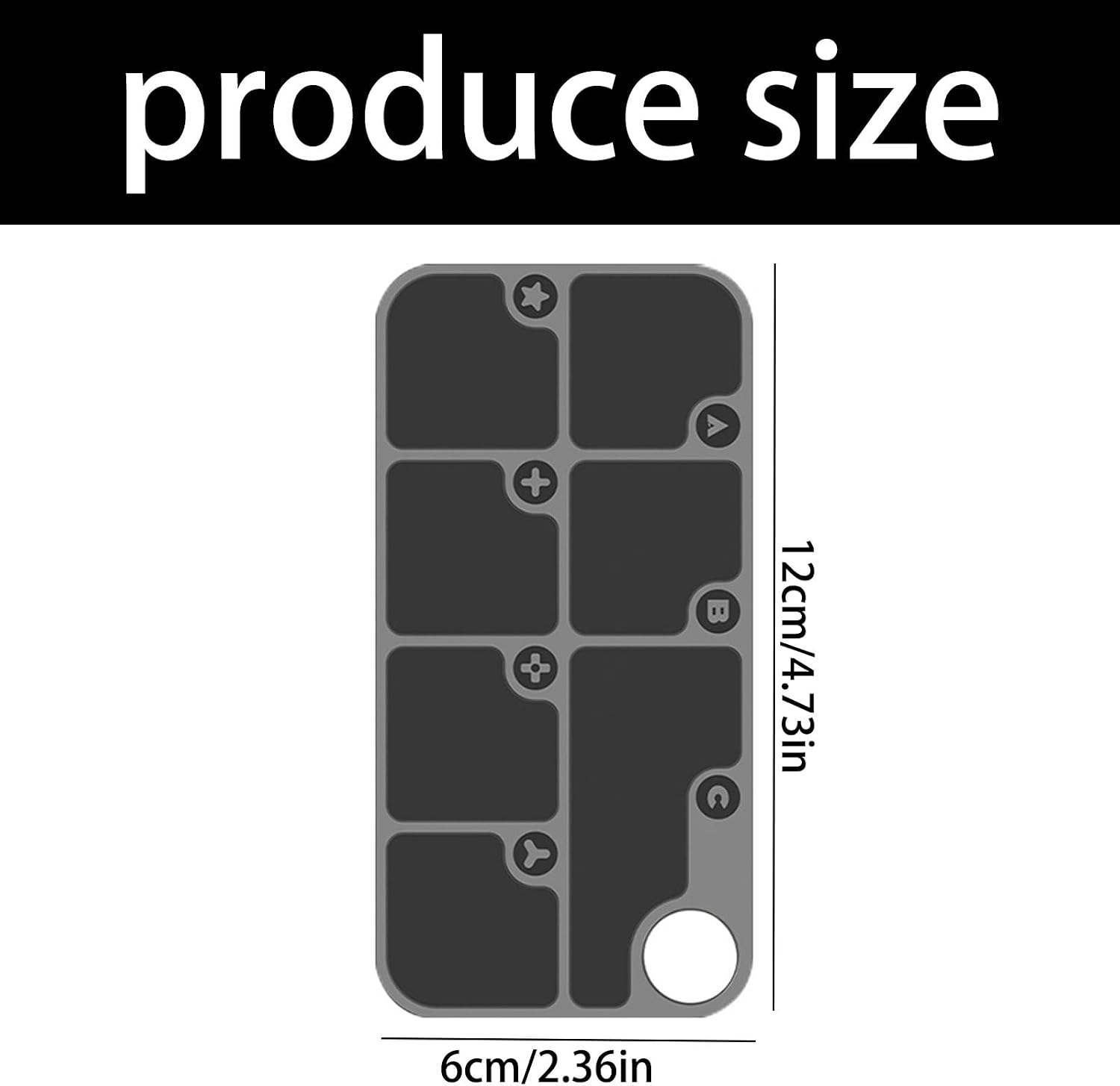  Plateau Magnétique De Stockage De Vis En Aluminium, Pour Téléphone Portable, Ordinateur, Tablette, Réparation Embouts De Tournevis, Stockage D ' Outils De Magnétisation