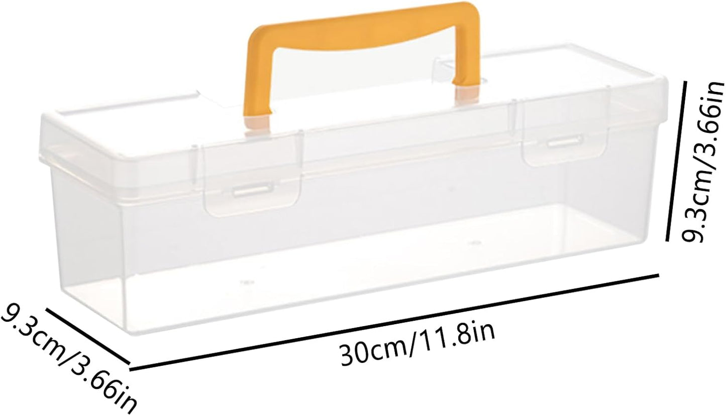 Boîte De Rangement Pour Pièces, Boîtes à Outils | Boîte De Rangement Transparente Divisée Pour Marqueurs, Pinces, Clés, écrous, Appareils électroniques, Perles, Pêche