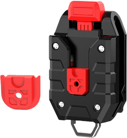  Support De Mètre Ruban à Libération Rapide Pour Ceinture Ou Sac à Outils Avec Mécanisme De Verrouillage Sécurisé Et Construction En Métal Robuste - Support Rétractable Professionnel Antidérapant
