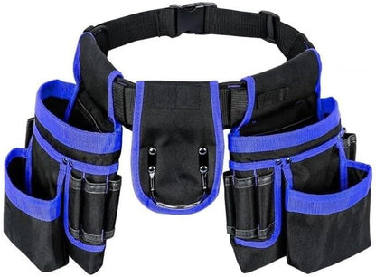  Pochette à Outils En Toile Avec Supports Magnétiques Intégrés Pour Perceuses Et Boulons, Ceinture Sur Mesure, Longueur Maximale 130 Cm, Compartiments Spacieux Pour Une Utilisation Professionnelle Par
