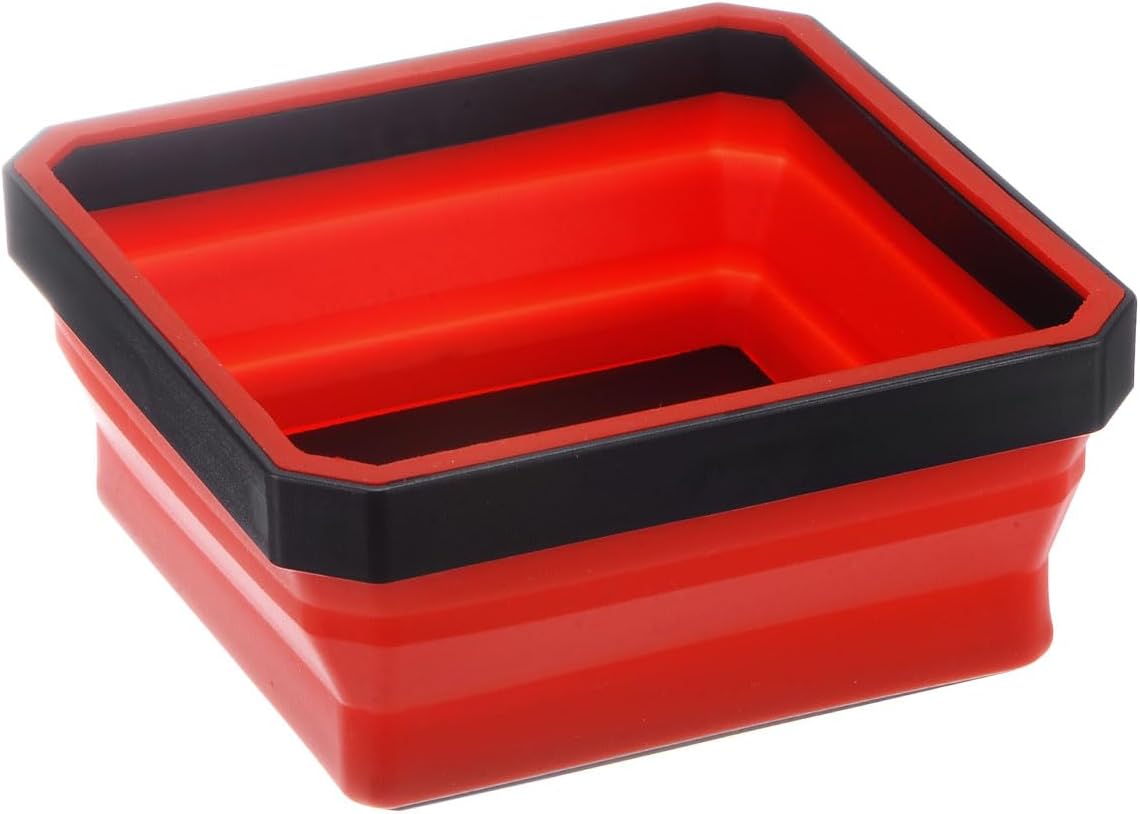 Sourcing Map Plateau Magnétique Pliable Pour Pièces - Plateaux à Outils Carrés - Organiseur De Petites Pièces Métalliques Pour Fixer Des Vis, Des Boulons, Des écrous, Des Rondelles Et Des Broches -