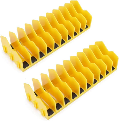  Support Rangement Pour Pinces, Support Rangement Pour Pinces Coupantes à 10 Fentes Avec Base Antidérapante, Organisateur D'Outils, Organisateur Boîte à Outils Pour Tiroir à Outils