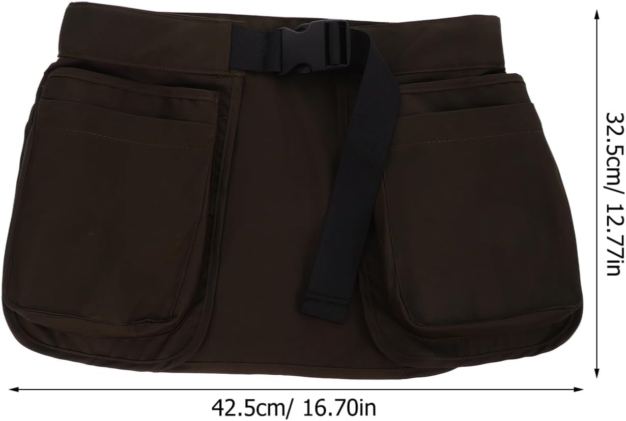  Angoily Banane Étanche Avec Pochette Pour Outils De Jardinage Ceinture Ajustable Pour Sport Voyages