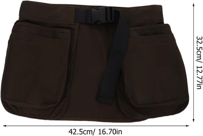  Angoily Banane Étanche Avec Pochette Pour Outils De Jardinage Ceinture Ajustable Pour Sport Voyages