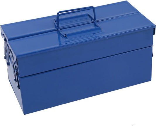  Boîte à Outils En Métal Avec 2 Couches Et 3 Tiroirs De Rangement, Armoire à Outils Pliable En Acier Pour Le Rangement Des Outils