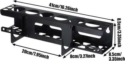  Rack De Support De Tube De Calfeutrage, Support Mural De Service Robuste, Organisateur De Stockage De Calfeutrage à Main Durable Pour Les Travailleurs De La Construction Renovateurs Personnel D'entret