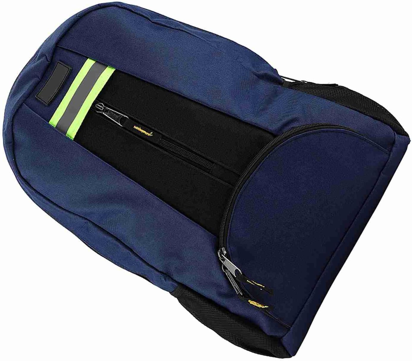  Duokon Sac à Dos Pour électricien 1680D Oxford En Tissu Pour Outils, Rangement Multi-poches, Sangle Réglable, 43 X 31 X 15 Cm, Sac De Voyage Pour électricien Plombier Réparateur (BLUE)