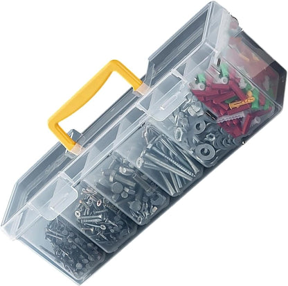  Organiseur à Outils Avec Plusieurs Compartiments, Rangement Léger, Maison, Bureau, Atelier, Multifonctionnel, étanche, Boîte à Outils