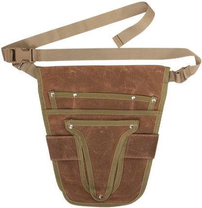  Sac à Outils De Jardinage Robuste Résistant à L'eau Avec Sangles Convertibles Pour Un Transport Confortable Et Plusieurs Compartiments Pour Maintenir Les Ciseaux Et Truelles En Toute Sécurité (marron)