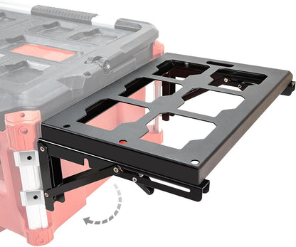 Plate-forme Pliable Compatible Avec Les Modules - Organisez La Construction En Acier Lourd - Surface De Travail Plate Pour Les Projets D'entretien - Montage Facile - Boîte à Outils Modulaire