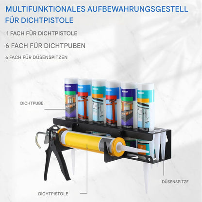  Distributeur De Mastic Pour Atelier - Montage Mural - Rangement Pour Artisans, Personnel D'entretien, Ouvriers De Construction