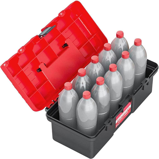 Boîte à Outils Manuelle - Organisateur Portable Renforcé Mini Avec Poignée Pour Loisirs Créatifs | Organisation D'Outils Pour Les Réparations Domestiques - Pour Voiture Maison Bureau Atelier