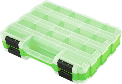  Boîte à Outils Portable Double Face à 34 Compartiments Pour Petites Pièces, Conteneur à Vis Pour Matériel, Clous, Boulons, écrous, Douilles, Perles électroniques, Fournitures Artisanales, Maison, Gara