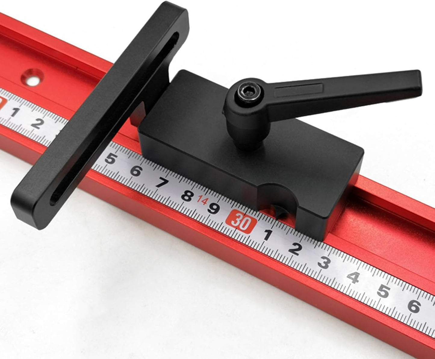  Butée De Rail En T En Aluminium Réglable Pour Table De Sciage à Onglet Coulissante - Accessoires De Sciage En Aluminium Léger
