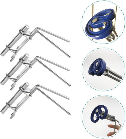  Healeved Kit 3 Outils En Acier Inoxydable Pour Installation Joint U De Tige Piston Vérin Hydraulique, Fournitures Professionnelles Pour Réparation Et Maintenance Automobile