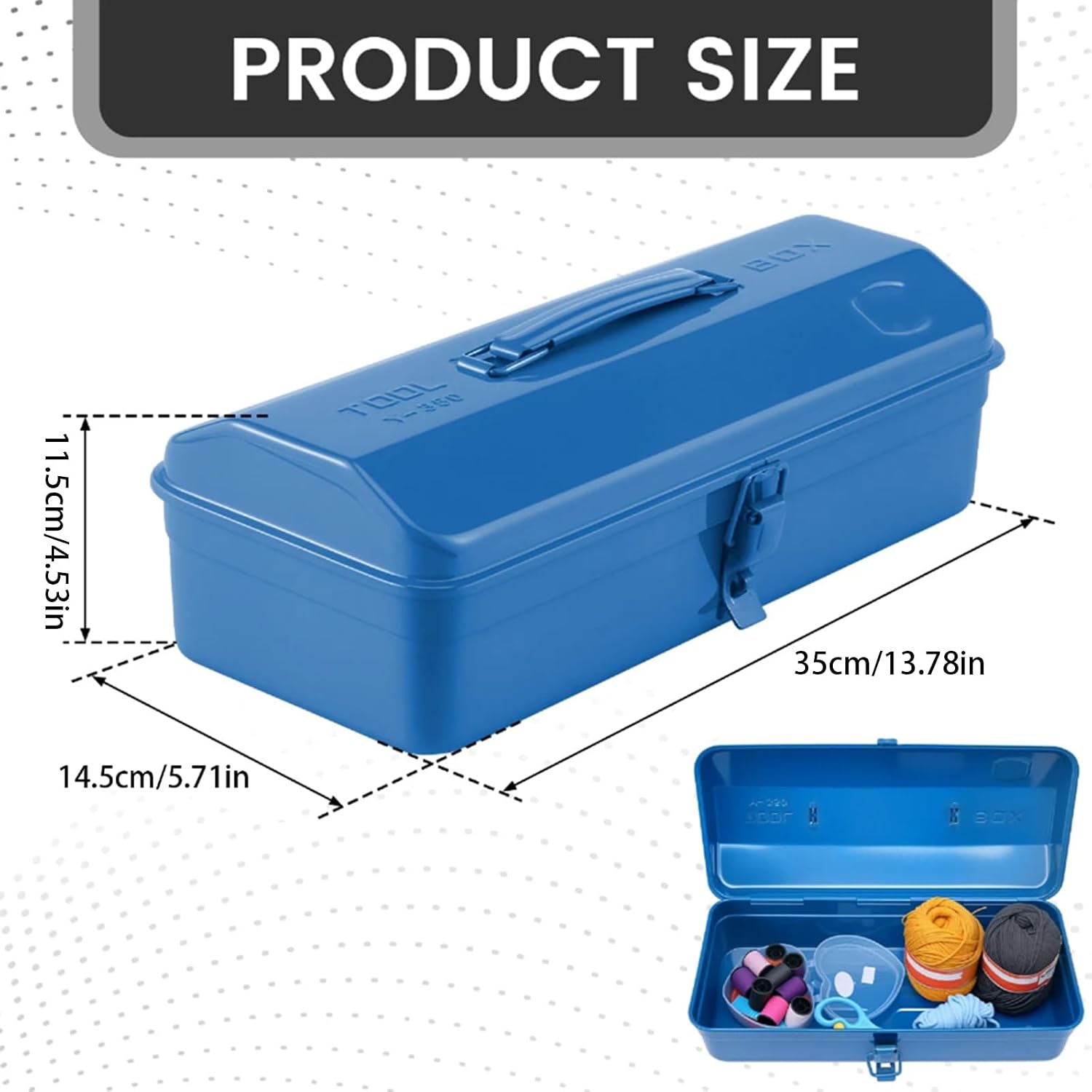  Boîte à Outils Portable En Métal Multi-compartiments, Construction En Fer, Verrouillage Sécurisé Pour Garage, Atelier, Systèmes De Rangement Organisés D'outils