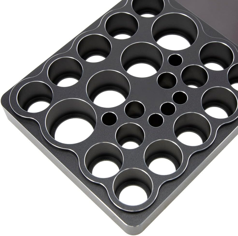  Porte-outils RC En Alliage D'aluminium Avec Support à Vis Magnétique Et Jauges De Longueur Pour Une Configuration Efficace De L'entretien Du Véhicule à Distance (noir)