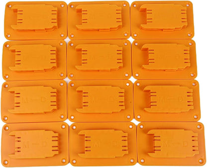  Lot De 3 Porte-outils Pour Perceuse Murale En Plastique ABS 12 V 20 V Avec Vis, Support De Rangement Jaune Pour Atelier, Garage (12 Pièces)