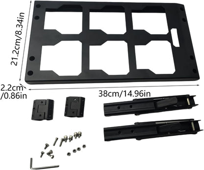  Plate-forme Pliable Compatible Avec Les Modules - Organisez La Construction En Acier Lourd - Surface De Travail Plate Pour Les Projets D'entretien - Montage Facile - Boîte à Outils Modulaire