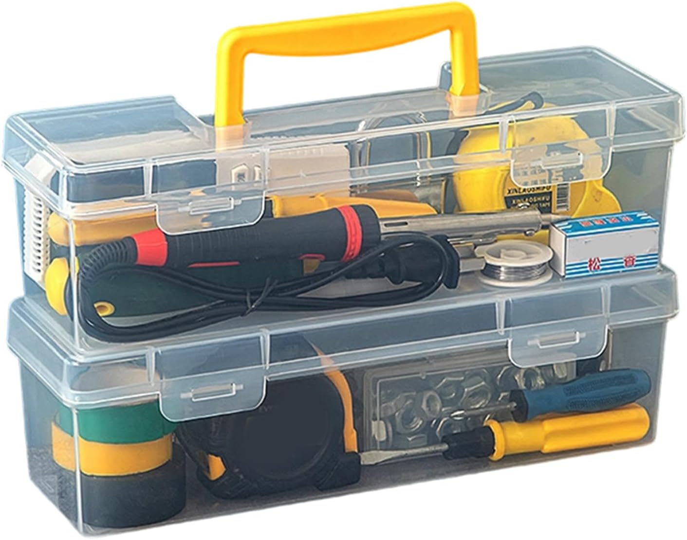  Organiseur à Outils Avec Plusieurs Compartiments, Rangement Léger, Maison, Bureau, Atelier, Multifonctionnel, étanche, Boîte à Outils