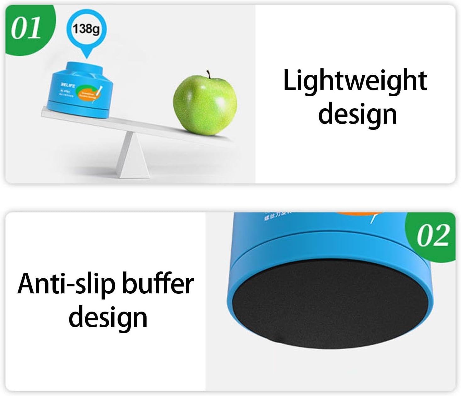  Boîte De Rangement Rotative Pour Tournevis - Plusieurs Trous - Pour Fer à Souder - Poignée Ergonomique Pour Réparation De Téléphone
