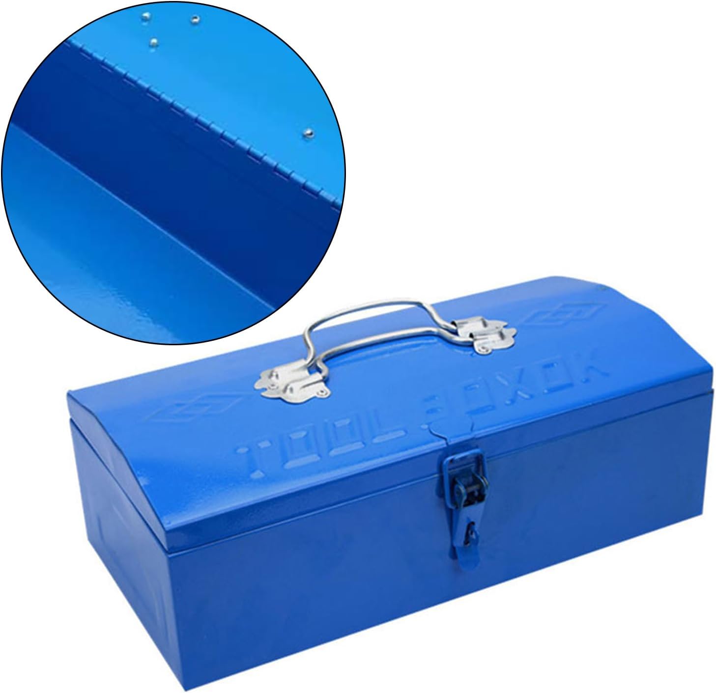  Boîte à Outils Bleue En Métal Pour étudiants Et Professionnels Pour Organiser Et Transporter La Boîte Essentielle De La Maison