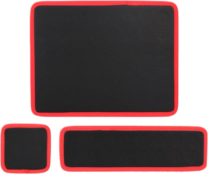  Tapis Magnétique Pour Mécaniciens, Support Pour 3 Pièces Avec Couche Protectrice En PVC - Base Flexible Magnétique Pour Fixation - Pour Maison, Garage, Atelier, Réparation De Voitures Mécaniques
