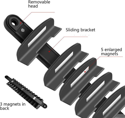  Générique Porte-Clés à Outils - Plateau De Rangement Pour Outils Avec Support Aimanté,Support Réglable Pour Atelier Garage Et
