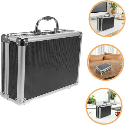  ULTECHNOVO Boîte Rangement Outils Portable Alliage Avec Poignée Pour Maison Bureau Voyages Compartiments Organisés