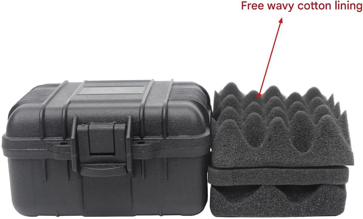  Boîte à Outils étanche Avec Fermoirs De Verrouillage Renforcés Et Design Résistant Aux Chocs Pour Un Rangement Sécurisé