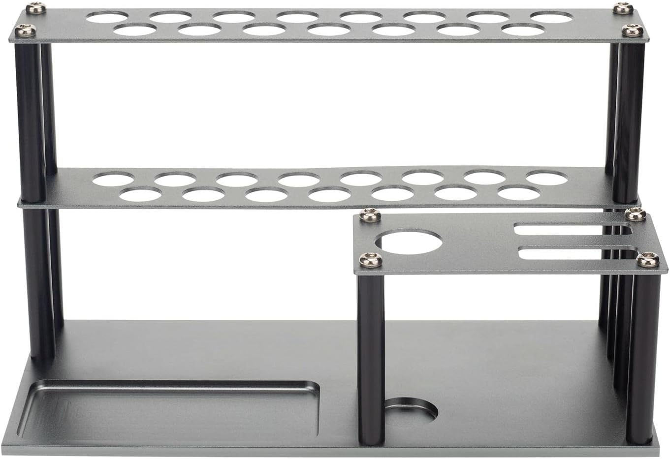  Kit D'outils RC Avec Organiseur, Tournevis, Pince, Alésoir, Plateau à Vis Intégré Et Support De Rangement Pour Tournevis, Compatible Avec Voitures, Titane