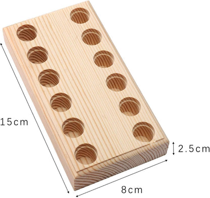  Organisateur De Pinces | Plateau De Rangement En Bois Avec Fentes Multiples Pour Pinces | Organisateur De Rangement Pour Outils À Main - Pour Garage, Établi, Armoire, Service Mécanicien, Travaux Const