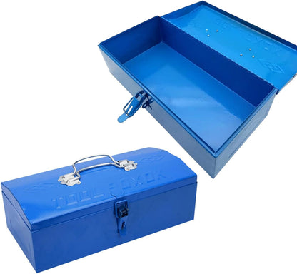  Boîte à Outils Bleue En Métal Pour étudiants Et Professionnels Pour Organiser Et Transporter La Boîte Essentielle De La Maison