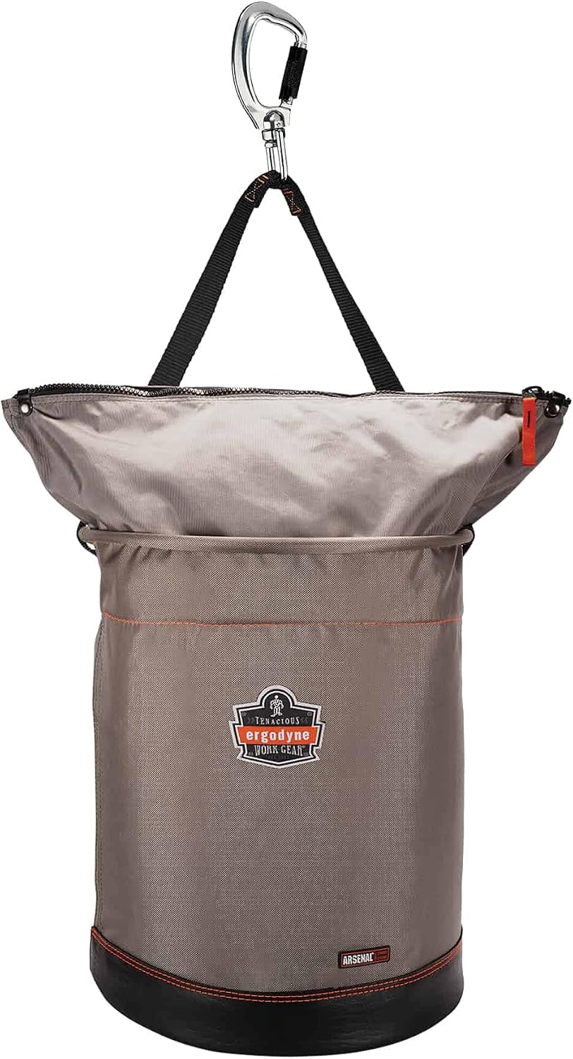  Ergodyne Arsenal 5976 XL Sac à Outils En Nylon Avec Mousqueton Pivotant, Fermeture éclair Sur Le Dessus