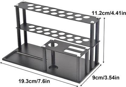  Étagère De Rangement Pour Tournevis, Support D'outils De Réparation De Voiture, Plateau à Vis Intégré, Organiseur Compact, (19,3 X 9 X 11,2 Cm, Alliage D'aluminium), Utilisation De Bureau Et