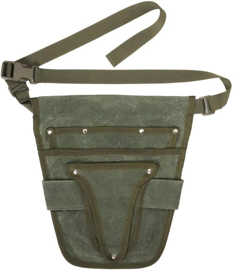  Sac à Outils De Jardinage Robuste Résistant à L'eau Avec Sangles Convertibles Pour Un Transport Confortable Et Plusieurs Compartiments Pour Maintenir Les Ciseaux Et Truelles En Toute Sécurité (marron)