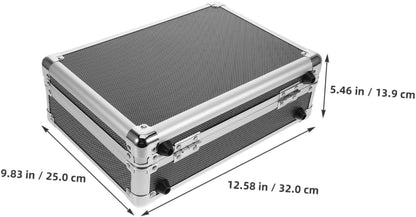  ULTECHNOVO Boîte Rangement Outils Portable Alliage Avec Poignée Pour Maison Bureau Voyages Compartiments Organisés