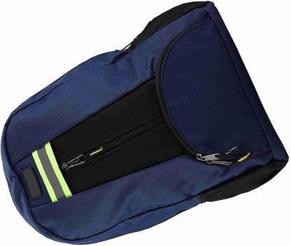  Duokon Sac à Dos Pour électricien 1680D Oxford En Tissu Pour Outils, Rangement Multi-poches, Sangle Réglable, 43 X 31 X 15 Cm, Sac De Voyage Pour électricien Plombier Réparateur (BLUE)