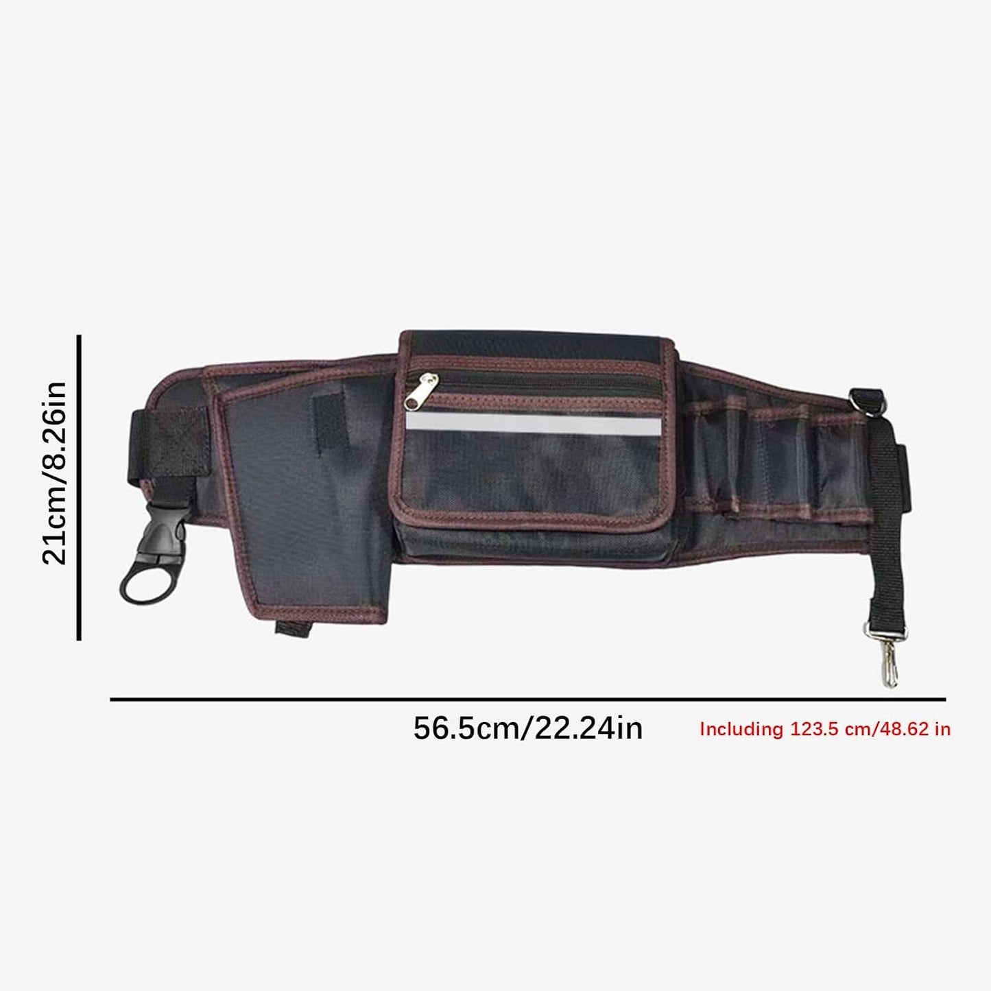  Ceinture En Tissu Pour Outils De Jardin Avec Poches De Rangement Réglables, Tablier Multifonction Pour Réparation Et Réparation