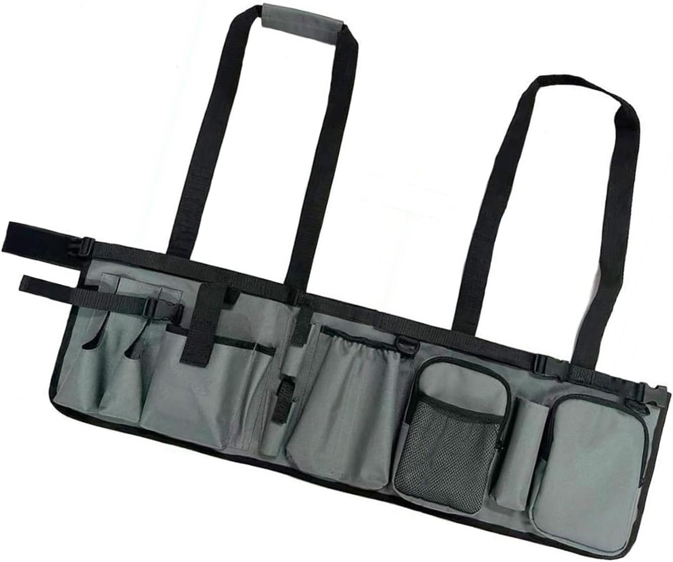  Porte-outils Portable Auto-debout En Tissu Robuste Avec Poches Multiples