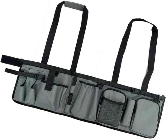  Porte-outils Portable Auto-debout En Tissu Robuste Avec Poches Multiples