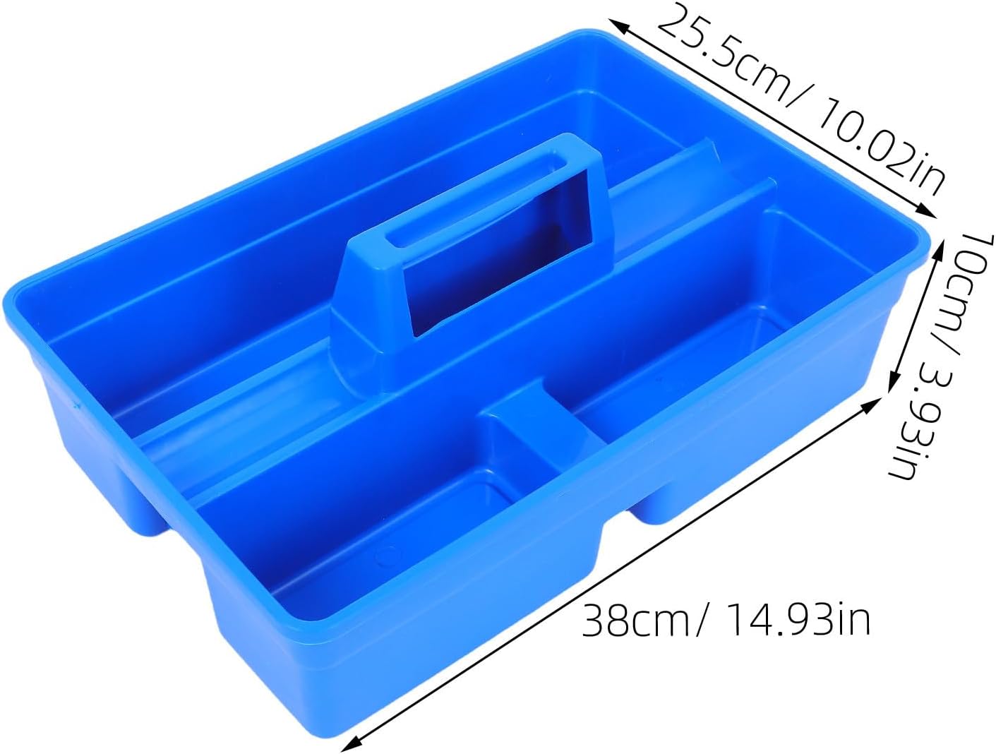  Healvian Organisateur De Fourre-Tout Plastique 3 Compartiments Portable Pour Usage Commercial Et Domicile Facile à Nettoyer