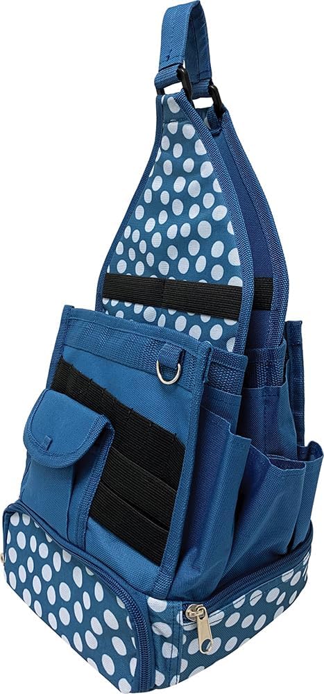  Sac Rangement Poignées 29x20x19cm - Bleu