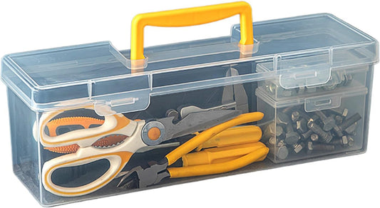  Boîte De Rangement Pour Pièces, Boîtes à Outils | Boîte De Rangement Transparente Divisée Pour Marqueurs, Pinces, Clés, écrous, Appareils électroniques, Perles, Pêche