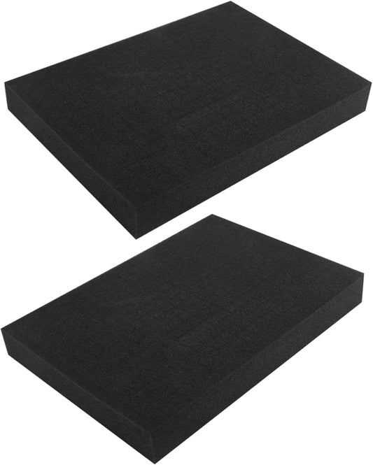  2 Pièces De Mousse à Séparer Pour Boîte à Outils, Insert De Mousse Prédécoupée, Mousses D'Ombre Haute Densité 350x250x40mm